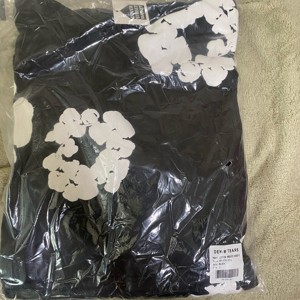 Black Denim Tears Hoodie